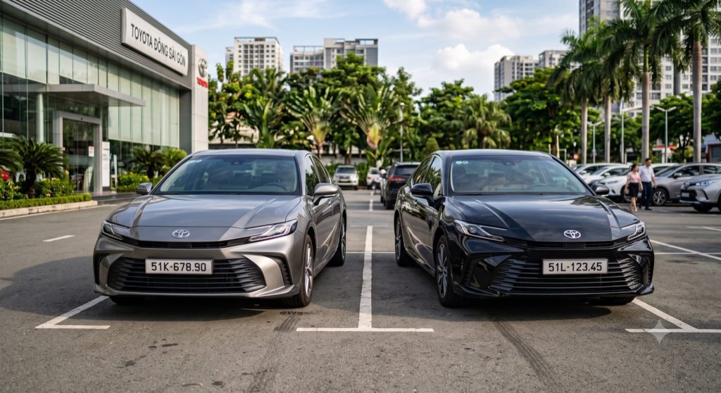 So sánh Toyota Camry HEV Premium và HEV Luxury 2026