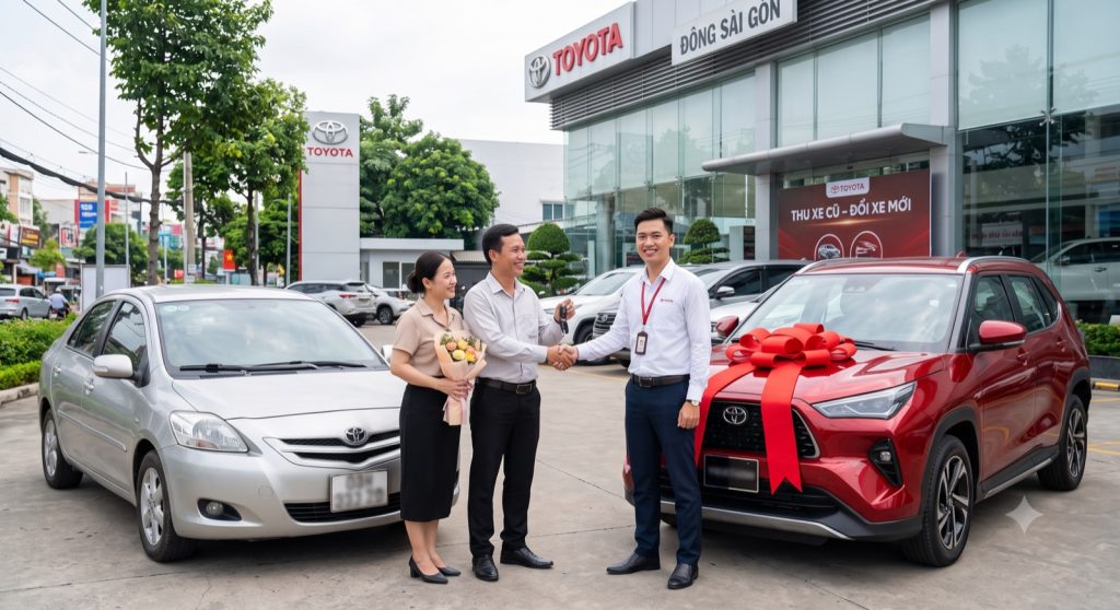 Chương trình thu xe cũ đổi xe mới Toyota
